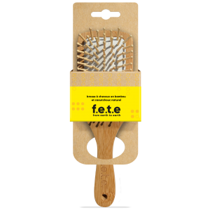 Beauté : Brosse a cheveux large en bambou à 16,18 € -5%