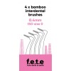 Beauté : Brosses interdentaires Taille 0 (0.4mm) - Rose - Boite de 4 à 4,41 € -5%