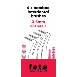 Beauté : Brosses interdentaires Taille 2 (0.5mm) - Rouge - Boite de 4 à 4,41 € -5%