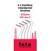 Beauté : Brosses interdentaires Taille 2 (0.5mm) - Rouge - Boite de 4 à 4,41 € -5%