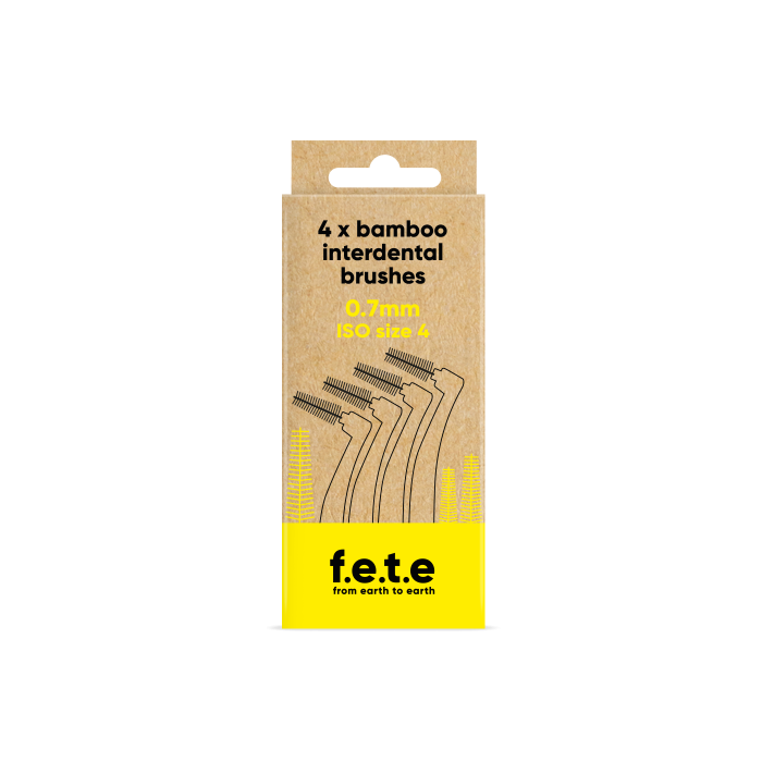 Soin du corps & du visage : Brosses interdentaires Taille 4 (0.7mm) - Jaune - Boite de 4 à 2,90 € -5%