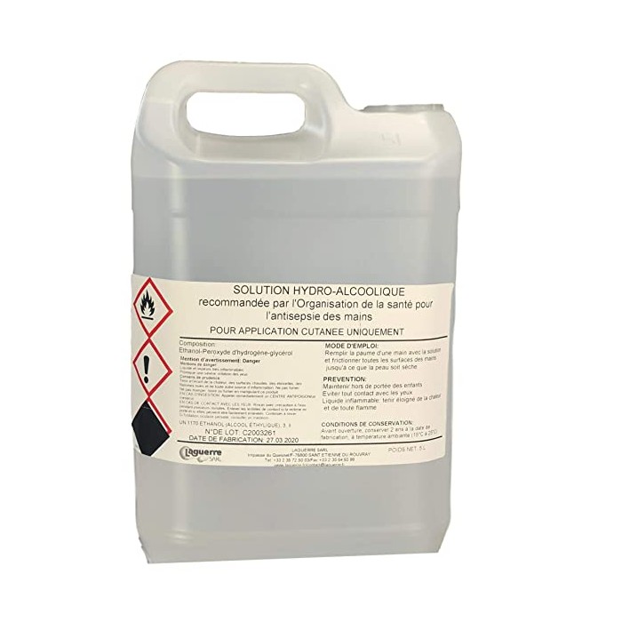 Indispensables COVID-19 : Solution hydroalcoolique BBraun 5 litres à 34,95 € -0%