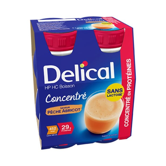 Nutrition & Hydratation : Delical boisson HP/HC concentré Pêche/Abricot à 14,33 € -5%