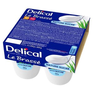 Nutrition & Hydratation : Delical Dessert lacté HP HC Le Brassé Nature sucré à 11,35 € -5%