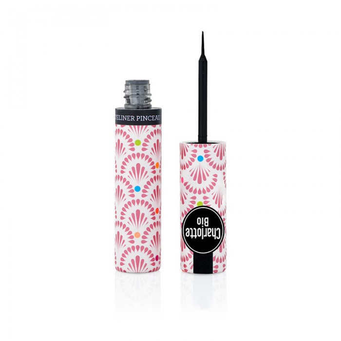 Eye liner pinceau noir bio 3ml - Charlotte Bio sur Cap Vital Réunio...