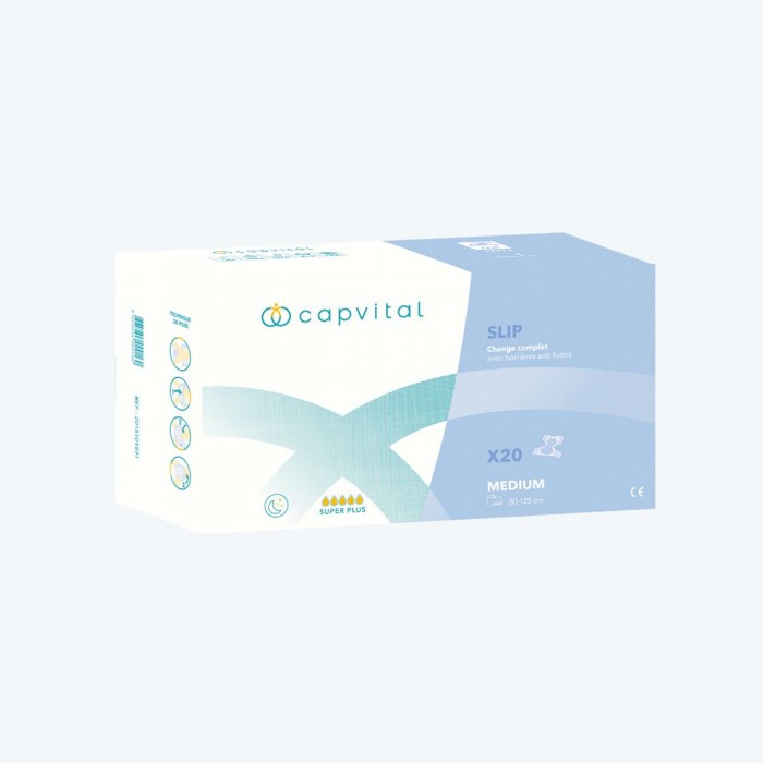 Incontinence : Slip CVS Medium super plus nuit à 17,00 € -5%