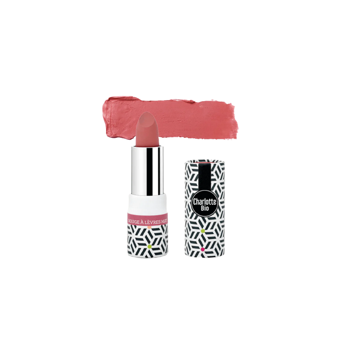 Beauté : Rouge à lèvres rouge parfait mat bio - Charlotte Bio à 11,90 € -5%