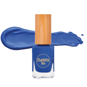 Beauté : Vernis à ongles Bleu azur 10ml - Charlotte Bio à 8,90 € -5%