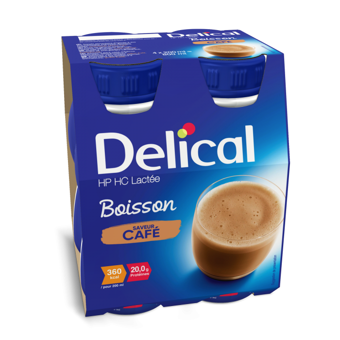 Nutrition & Hydratation : Delical boisson lactée HP/HC Café à 11,35 € -5%