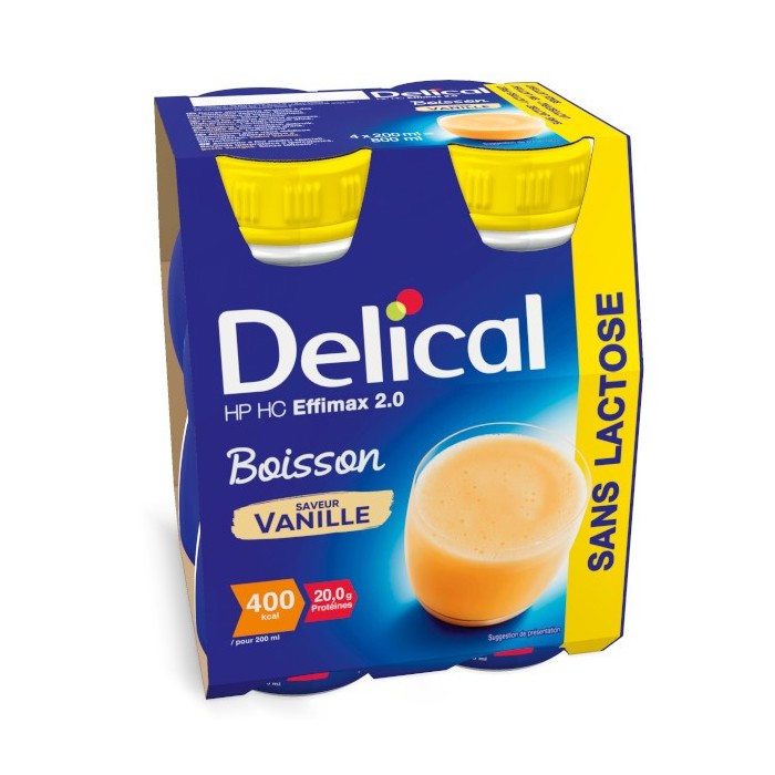 Nutrition & Hydratation : Delical boisson sans lactose Vanille à 11,35 € -5%