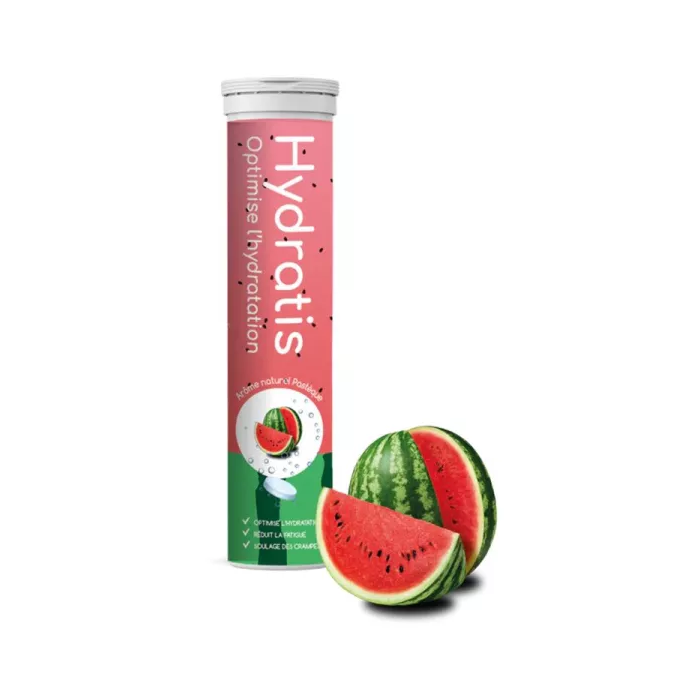 Nutrition & Hydratation : Pastilles effervescentes Pastèque - Hydratis à 11,90 € -5%