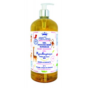 Corporelle : Gel Douche BEBE HYPOALLERGENIQUE 1 Litre à 6,90 € -5%