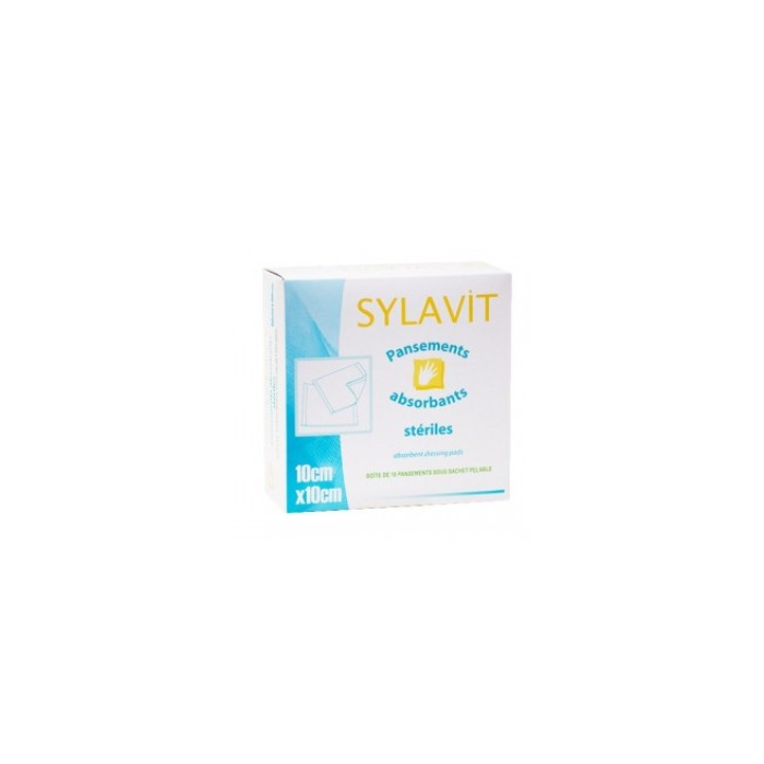 Gamme Blanche : Sylavit pansements absorbants stériles 10 x 10cm à 7,11 € -5%