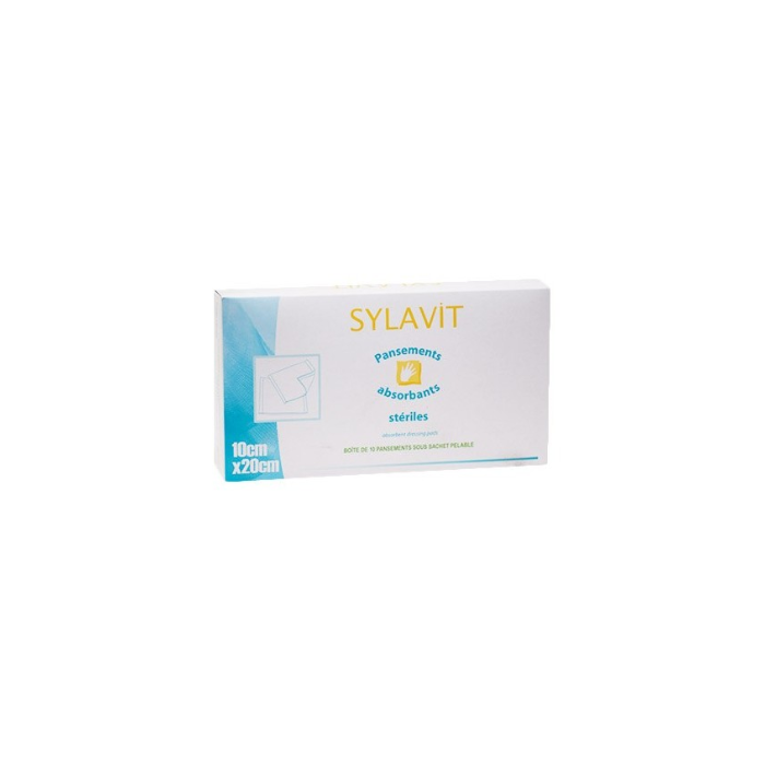 Gamme Blanche : Sylavit pansements absorbants stériles 10 x 20cm à 12,57 € -5%