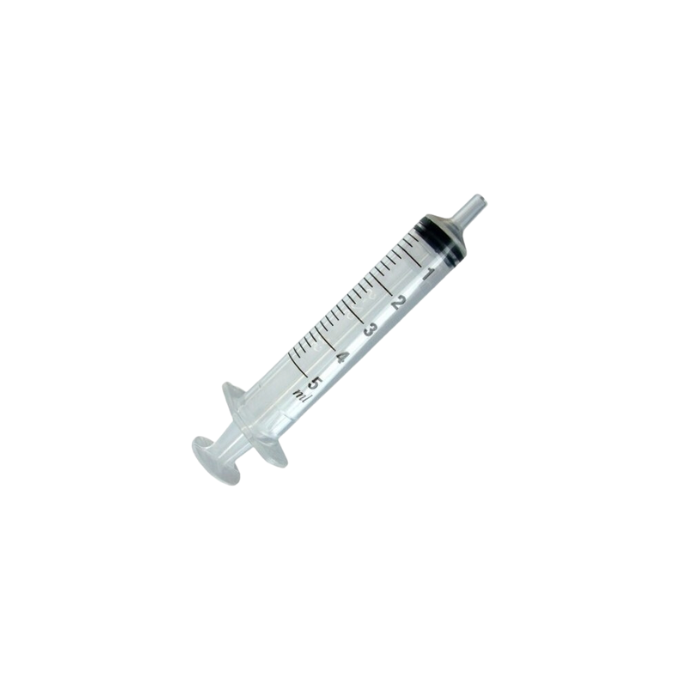 Consommables & soins médicaux : Seringue 5 ml 2 pièces x100 à 8,00 € -5%