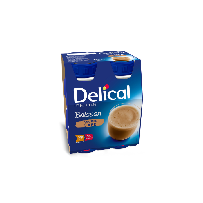 Nutrition & Hydratation : Delical boisson lactée HP/HC - café à 11,06 € -5%