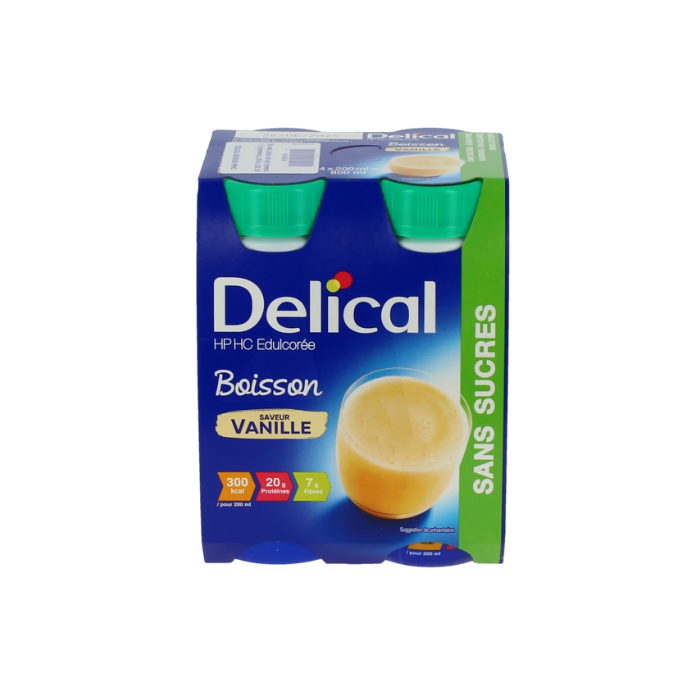 Nutrition & Hydratation : Delical boisson HP/HC sans sucre vanille à 8,99 € -5%