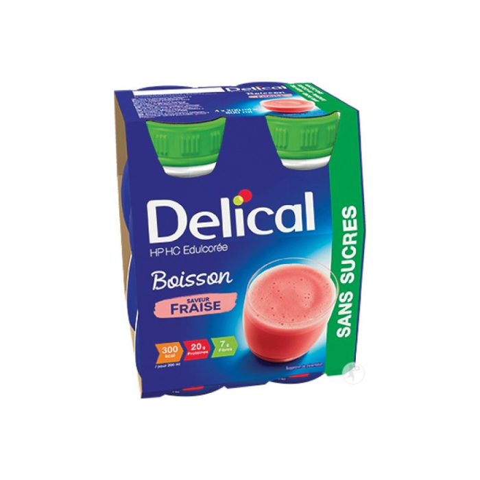Nutrition & Hydratation : Delical boisson HP/HC sans sucre fraise à 8,99 € -5%